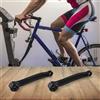 Hoppipola Guarnitura per cyclette da 165 mm (sinistra o destra), foro quadrato 13 x 13 mm, filettatura pedale 916-20, 380 g, ricambio per bici da interni, adatto per biciclette nere