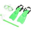 Zerodeko Set Attrezzatura per Snorkeling Maschera Immersioni Adulto in Pvc e Pc, Boccaglio che Minimizza Perdite D'acqua e Pinne Leggere per Esperienze Subacquee Confortevoli