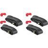 Vjsujehgy Camera d'Aria Bici da 4 Pezzi 700X35-43C con Valvola Schrader Un 2 Cerchi nel Gomma Tubo Pneumatico per Bici per Bici da Strada 700C