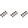 Vjsujehgy 12 Paia, Pastiglie Freno Un Disco per Bicicletta per MX2 MX3 MX4, Pinza GX-C, Jak-5, Classe Sport Ex, Resina
