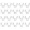 Vjsujehgy 20PC Silicone Scuba Diving Bocchino Regolatore Snorkel Bocca Pezzo Dive Gear On-Tossico Anti-Allergia di Sicurezza nel Silicone