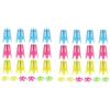 Vjsujehgy Tee da Golf Simulatore, 36 Pezzi Tee da Golf per Interni Tee per Tappetino da Golf Tee da Golf in Plastica Tee da Golf per Pratica, Alte + Corte