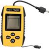 Jeffergarden Ecoscandaglio Portatile con Sensore Sonar Display LCD Ecoscandaglio da 0,9 Ma 100 M Cavo da 25 Piedi Sensibilità Regolabile e Allarme Pesce per Banchina per Barche da Pesca Ghiaccio