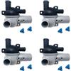 Vjsujehgy 4X Gruppo Acqua di Scarico Manuale 863631T1 per Entrobordo Mercury 4.3,5.0,5.7,6.2L 262 305 350 377