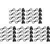 Vjsujehgy 40X Clip per Boccaglio nel Silicone Porta Boccaglio per Immersione Porta Boccaglio Scuba Dive Clip nel Plastica Porta Boccaglio Porta Tubo