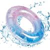 Generico Diamond Pool Float Ring - PVC Material Small Large Size 58x58x10cm 75x75x10cm O Shape Swim Ring - Water Play Floating Toy - Comfortable Swimming Accessory For Pool Beach And Summer Activities