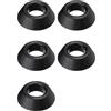 Vjsujehgy 5X Supporto per Palla, Supporto per Display Basket nel Plastica per Calcio, Pallone da Basket, Nero