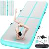 FBSPORT Air Tumbling Track Ginnastica Artistica 20cm di altezza Tappetino da Ginnastica Gonfiabile, 4m Air Tumbling Tappetino Tappeto Ginnastica Artistica da casa con Pompa per All'aperto, Yoga
