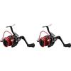 Vjsujehgy 2X Mulinello da Pesca 1000 Pieghevole Rocker Wheel Mulinello da Pesca Un Manico Singolo 5.2:1 Mulinello da Full Metal Wire Wheel