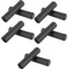 Vjsujehgy 10X Manopole per Manubrio Scooter BMX MTB Mountain Bike per Bicicletta Ultralight Silicone (Nero)