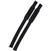 LOORGVEL Cintura per Sollevamento Pesi e Fascia da Polso Fitness Nera, Cinghie Elastiche per Esercizi di Forza e Allenamento in Palestra