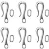 Vjsujehgy 6X Gancio e Occhio per Pellicano da 100 mm con Collegamento Un Sgancio Rapido Hardware per Barche nel Acciaio Inossidabile 316