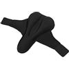 Gucagle Coprisella per bici in memory foam Antiscivolo Traspirante Sedile per bicicletta Accessorio per ciclismo Comodo ammortizzante per lunghi viaggi Nero 28x17x4 cm