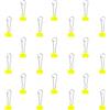 CHILDWEET Clip da Pesca Duo Lock Riutilizzabili 50 Pezzi in Plastica e Acciaio Inox Design Migliorato per Uso Outdoor e Pesca