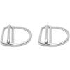 Vjsujehgy 2X Scuba Diving nel Acciaio Doppia Ingranaggio Slot Quick Adjust D Fibbia Scuba Diving Peso Cintura Keeper Accessori