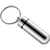 Eurowagens Porta Pillole In Argento Contenitore Per Capsule Con Portachiavi