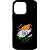 Indian Heritage Graphics Custodia per iPhone 14 Pro Max Bandiera indiana strappata artiglio segni disegno patriottico