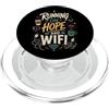 Voltwise Studios Speranza Wifi Caffe Divertente PopSockets PopGrip per MagSafe