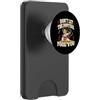 Funny Karate Designs Non lasciate che la coda di cavallo ingannare voi ragazze umoristiche karate PopSockets PopWallet per MagSafe