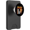 Christian faith prayer cross religious w Design a croce con scritta PUSH Pray Until Something Faith PopSockets PopWallet per MagSafe