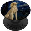 Doggies Unlimited Saluki Dog Van Gogh Notte stellata PopSockets PopGrip Adesivo