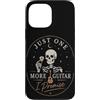 One More Guitar Custodia per iPhone 13 Pro Max Chitarrista Scheletro Musicista Umorismo Musica