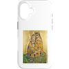 Gustav Klimt Portrait Custodia per iPhone 16 Gatto Giardino Bacio Gustav Klimt