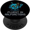 Mechatronics PLC Programmer Robot Arm Ma Tecnico robotico Automazione Tech Factory Ingegnere Regalo PopSockets PopGrip Adesivo