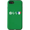 Soccer, Football , France , Vibes Custodia per iPhone SE (2020) / 7/8 Bandiera Francia Heartbeat - Soccer Fan Vibes - Calcio