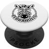 Party Apparel & Clothing Animali da lavoro e zebra del partito e zebrano PopSockets PopGrip Adesivo