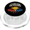 Vintage Derby Badge Mom Demo Crew Humor Demolition Derby Fan Pit Crew Crash Driver Fair Identity PopSockets PopGrip per MagSafe