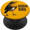 Robin Bird Outfit Costume giallo pettirosso timbro uccello PopSockets PopGrip Adesivo