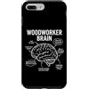 Woodworker Brain Funny Woodworking Appar Custodia per iPhone 7 Plus/8 Plus Design divertente per falegnameria