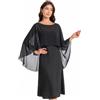 Baoqiya Baoqiya930 100%, Nero, Taglia Unica Donna