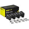 RIDEX PLUS 402B0488P Set d'assale Kit pastiglie freni Anteriore La foto corrisponde al volume di fornitura con bulloni/viti Compatibilità con MINI Hatchback R56