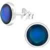 Zenvie Orecchini rotondi in argento sterling, Argento sterling
