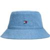 Tommy Hilfiger Cappello alla Pescatora Unisex per Bambini, in Denim, KA0KA00044, Denim (Denim), L-XL