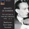 Renato de Barbie Renato De Barbieri: The Historical HMV Recordings - Volume (CD)