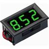 Jywing Voltmetro digitale da 4 V a 30 V, voltmetro digitale da pannello verde per 6 V 12 V Electromobile moto auto