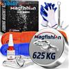 Does not apply Calamita Potente - Set Di Magnete Da Pesca - Forza Di Trazione 625KG - Ø120Mm -