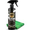 MAX DETAIL-LAB - Wax Premium - Cera Liquida Carnauba Auto Professionale, Lucida Carrozzeria, Potere Idrofobo Idrorepellente Protettiva, Facile da Usare, Kit Pulizia Detailing Shiny Car Moto, 500ml
