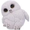 Nemesis Now U5473T1 - Statuetta di Gufo innevato, 12,5 cm, Colore: Bianco