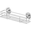 WENKO Turbo-Loc® portaspezie - fissaggio senza trapano, Metallo cromato, 30 x 9 x 8 cm, Argento lucido