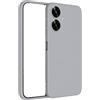 Generico Custodia Compatibile con Realme C55 / RMX3710 / Realme Narzo N55 display 6.72 Copertura Cover Protezione flessibile Gel Silicone TPU Morbida Matte Ultra Soft Slim Case (azzurro)