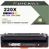 RUICAILI 220X con chip W2200X W2201X W2203X W2202X Cartucce Toner compatibili Sostituzione Funziona per Color LaserJet Pro 4202DN 4002DW,MFP 4302dw 4302fdn 4302fdw (1PK-nero)