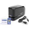 Rapesco 1454 626EL Cucitrice Automatica USB/Batteria con 1000 Punti 26/6mm, Nero