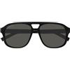 Gucci Occhiali da Sole GG1856S 001 Nero/Grigio Uomo 57/15/145