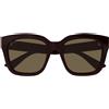 Gucci Occhiali da Sole GG1338S 005 Burgundy/Marrone Donna 54/19/140