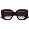 Gucci Occhiali da Sole GG1975S 001 Nero/Rosso Donna 50/22/145