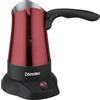 Domotec DRD220RD Macchina da caffè greca metallizzata, rossa